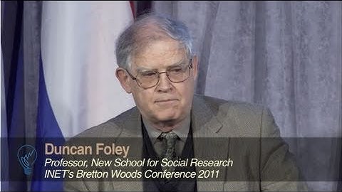 Duncan Foley: Macroeconomic Management After a Crisis (1/7)