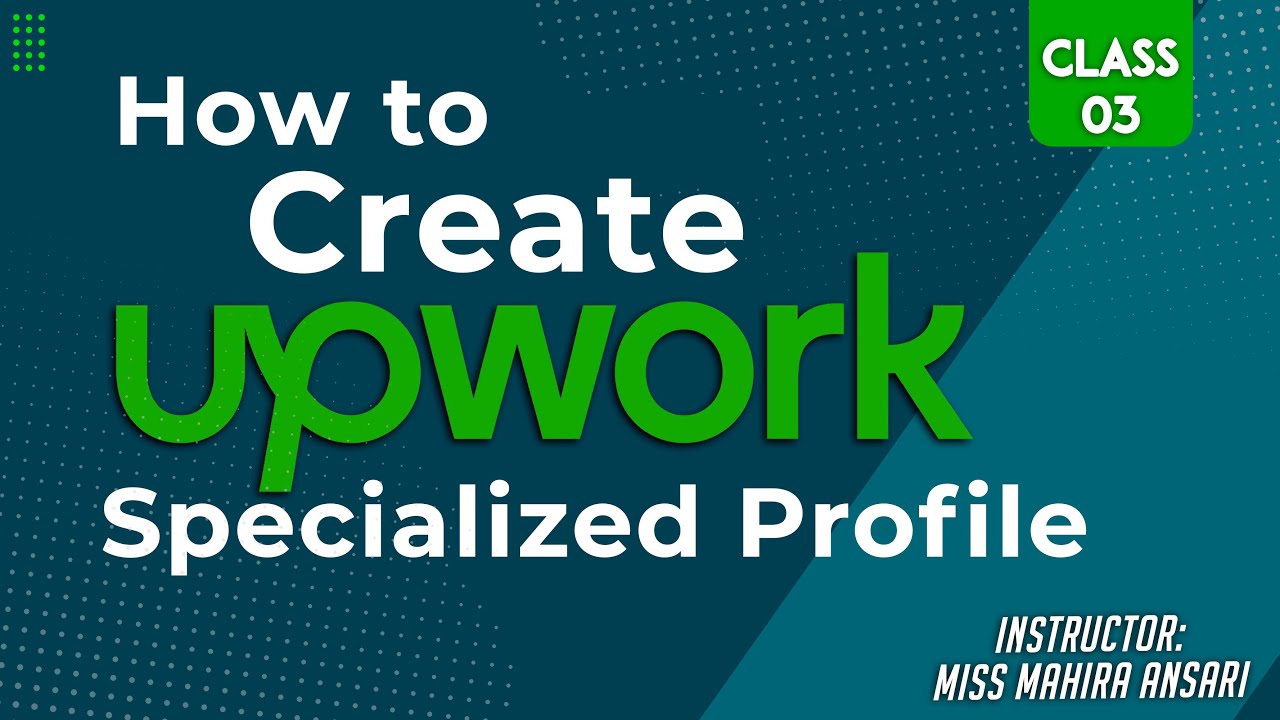 Complete Upwork Tutorial | How to create specialized profile on Upwork ...