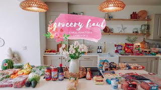 GROCERY HAUL & MEAL PLAN FOR A FAMILY OF FIVE | MAY 2024