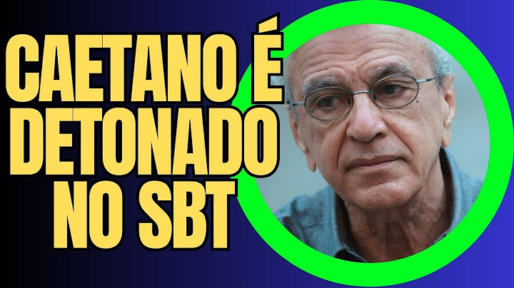 DANILO GENTILI DESTRÓI CAETANO VELONO NO SBT