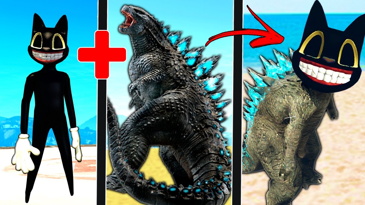 CARTOON CAT + GODZILLA = CATZILLA GIGANTE no GTA 5 ! ( GTA V Mods ...