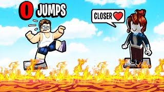 CAN I SURVIVE WITH 0 JUMPS in Roblox Limited Jumps?