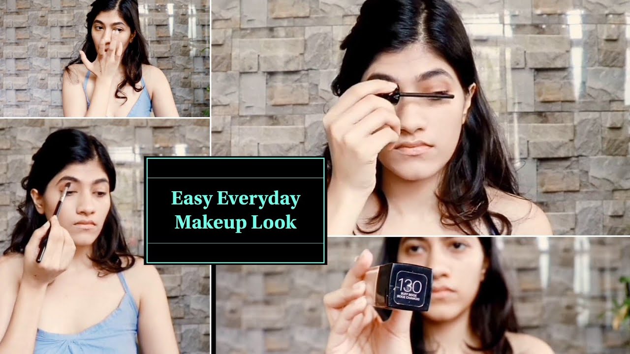 Easy everyday makeup look - YouTube