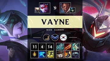 Vayne ADC vs Lucian - KR Diamond Patch 25.09