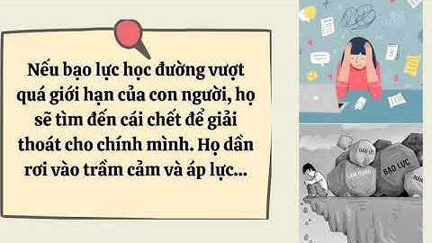 video phòng chống bạo lực học đường