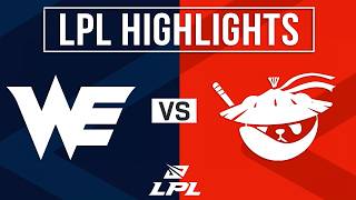 Resumen de WE vs AL | LPL 2026 Split 3 | Team WE vs Anyone's Legend