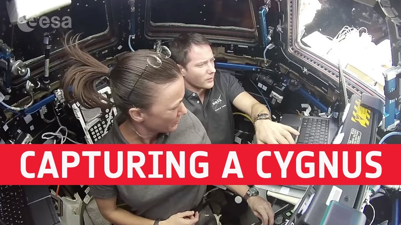 Capturing a Cygnus spacecraft