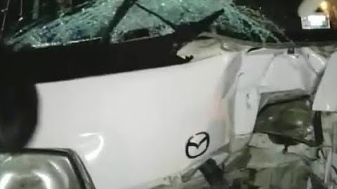 Grave accidente en la carretera a Copacabana