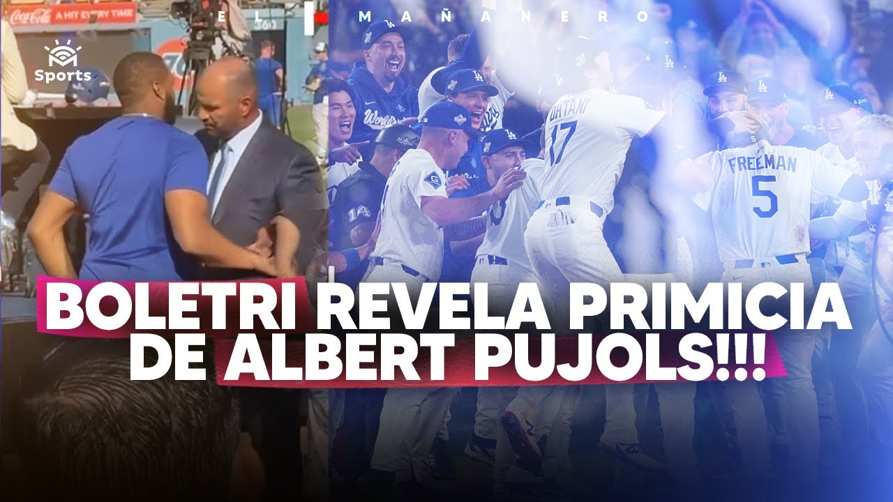 Boletri REVELA PRIMICIA de Albert Pujols - Juego histórico de DODGERS y TORONTO - Las Deportivas