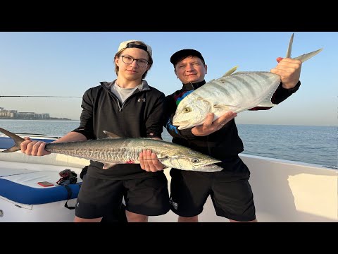 РЫБАЛКА В ДУБАЕ. КЛЮЕТ как из ПУЛЕМЕТА.