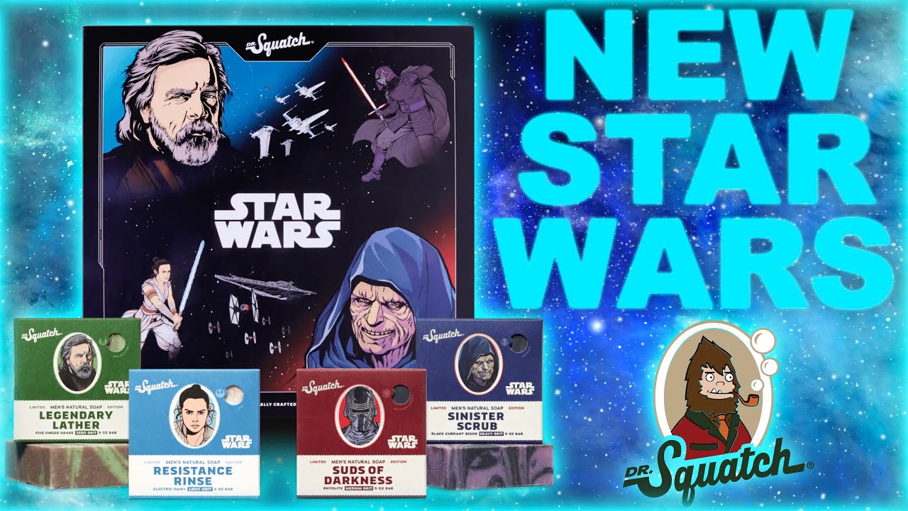 STAR WARS Collection II | Dr. Squatch First Look | Rey, Luke