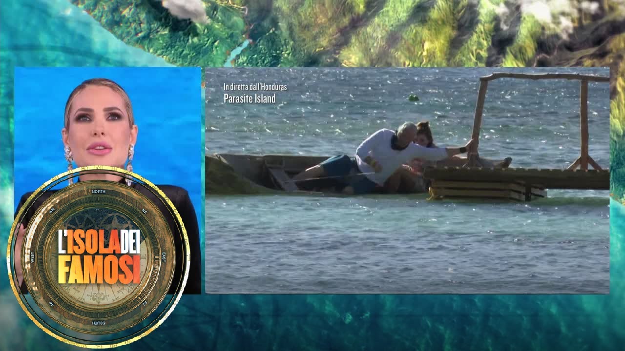 L'Isola dei Famosi - Un tuffo imprevisto per Fariba e Ubaldo