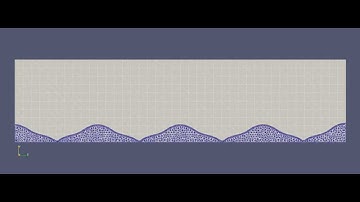 Simulation of reflective cracks in asphalt overlay
