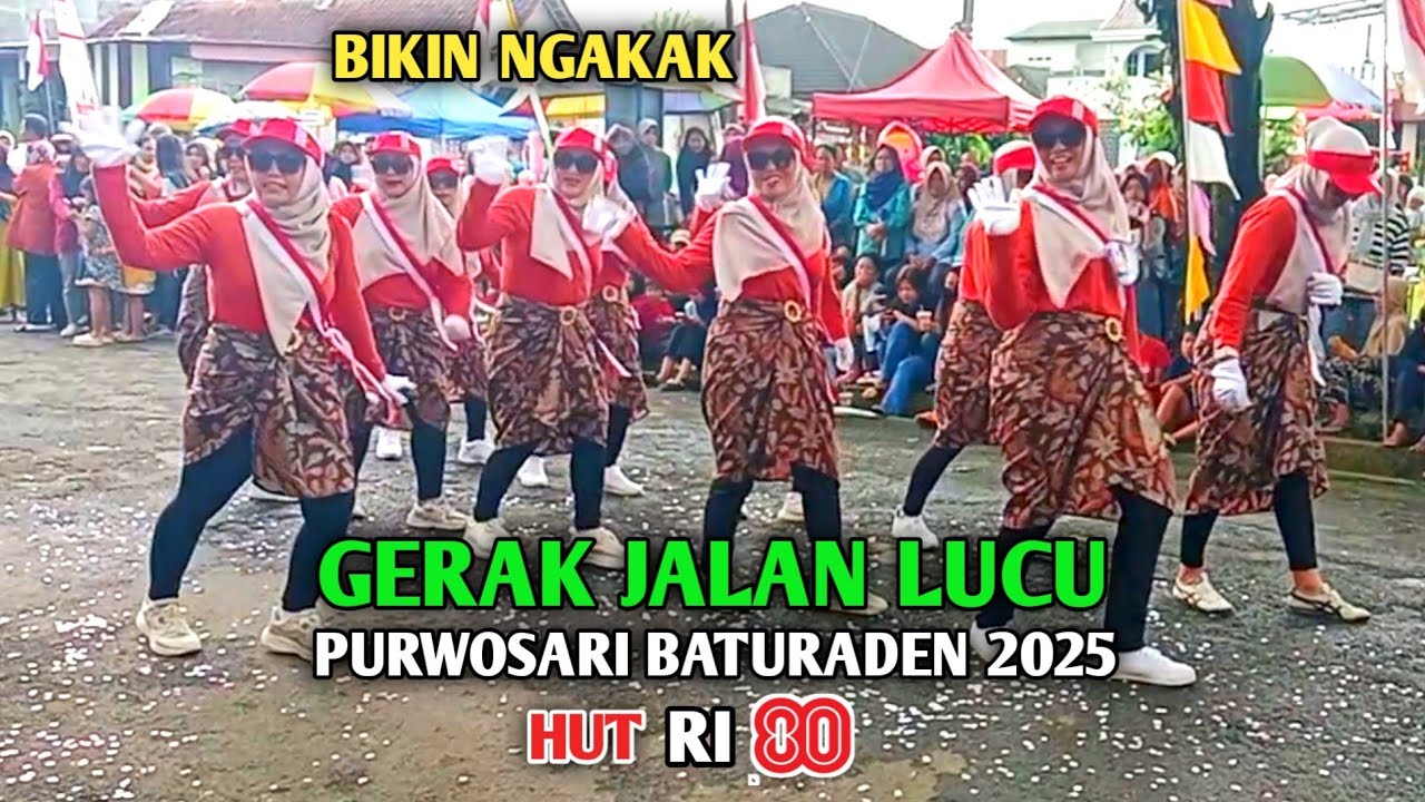 Gerak jalan lucu Purwosari Banyumas 2025