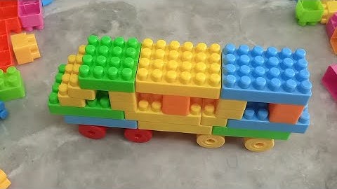Satisfying DIY Bus ASMR/ Building Blocks/block game /Lego block #asmr#asmrsounds#buildingblocks