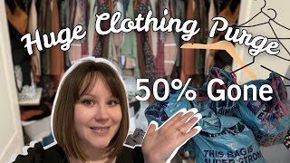 Wardrobe Declutter | Getting Rid of Half My Clothes! *Plus Size*