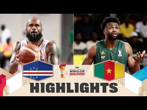 Cape Verde ๐จ๐ป v Cameroon ๐จ๐ฒ | Highlights | FIBA Basketball World Cup 2027 African Qualifiers