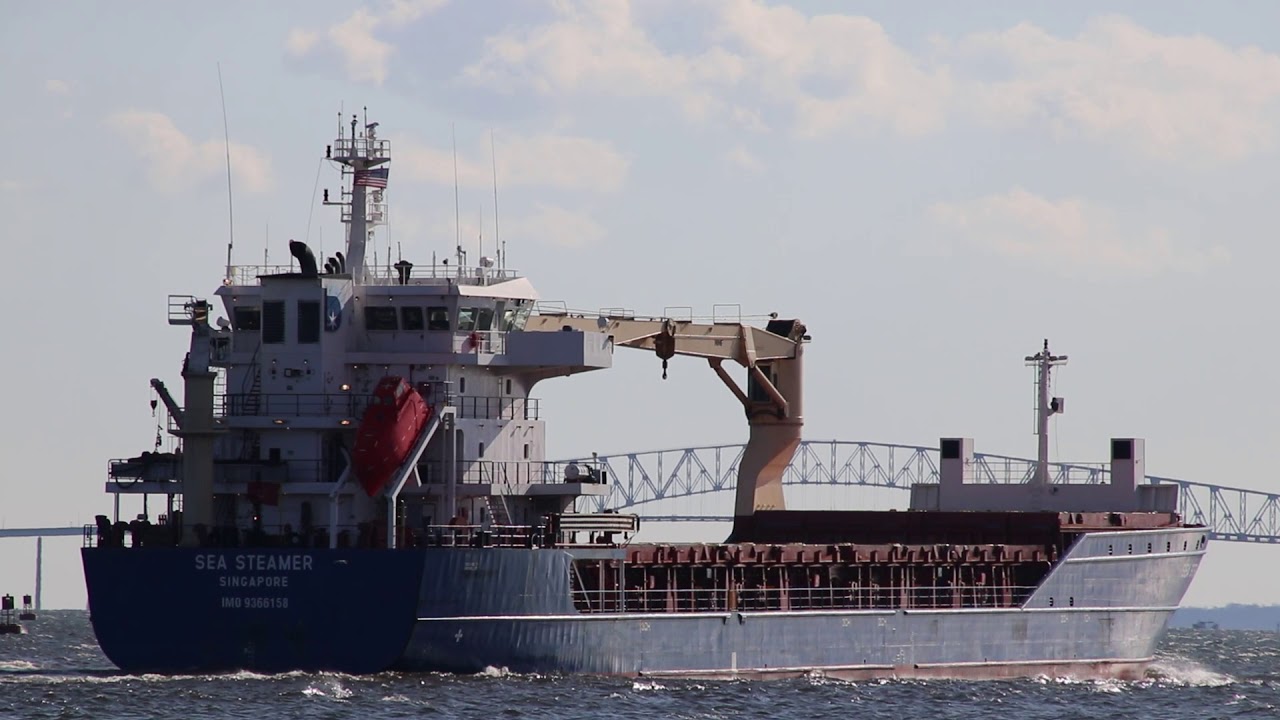 Sea Steamer Departs Baltimore, Maryland December 18, 2019 YouTube