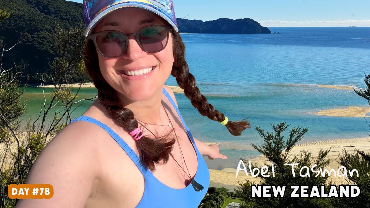 Sun's out! Favorite day on the Abel Tasman Coastal Trail | New Zealand Great Walks: Backpacking Solo