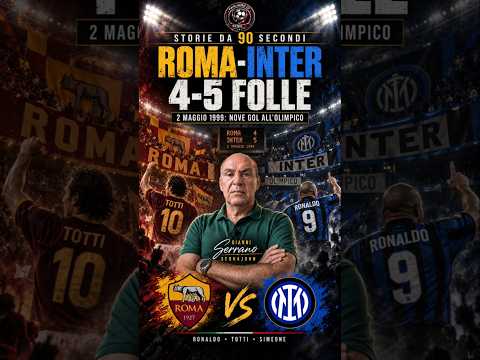 Video Roma-Inter 4-5: 9 gol, follia totale e un Olimpico senza respiro