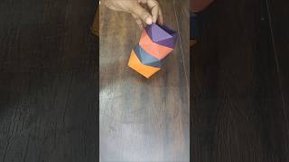 Easy Paper Pen Stand ✨DIY Paper Desk Organizer 🖍️#shorts #diy
