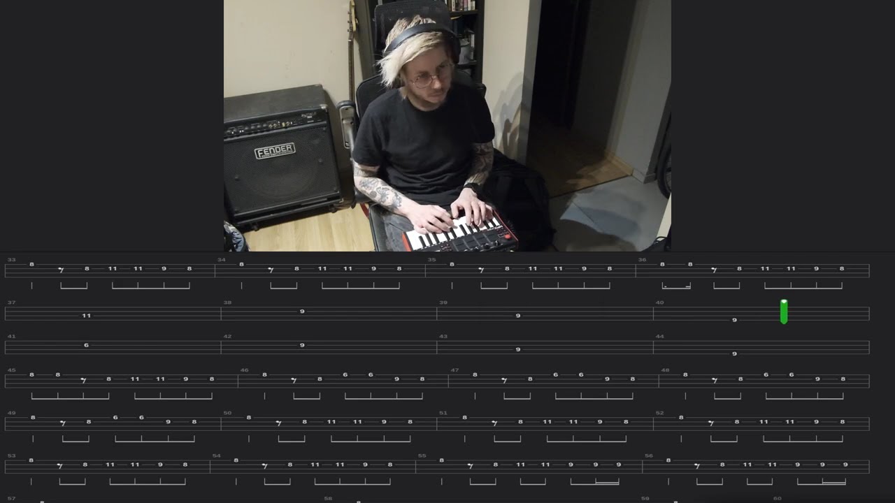 El Michels Affair - Murkit Gem (synth bass cover with tabs)