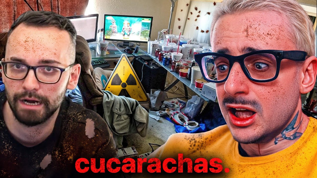 las habitaciones MÁS ASQUEROSAS de streamers.