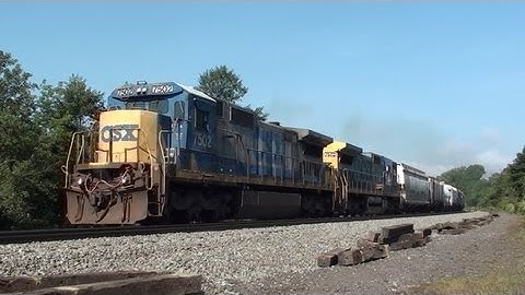 HiDef: Early Morning CSX & Amtrak on the Mohawk Sub, 8-17-13.