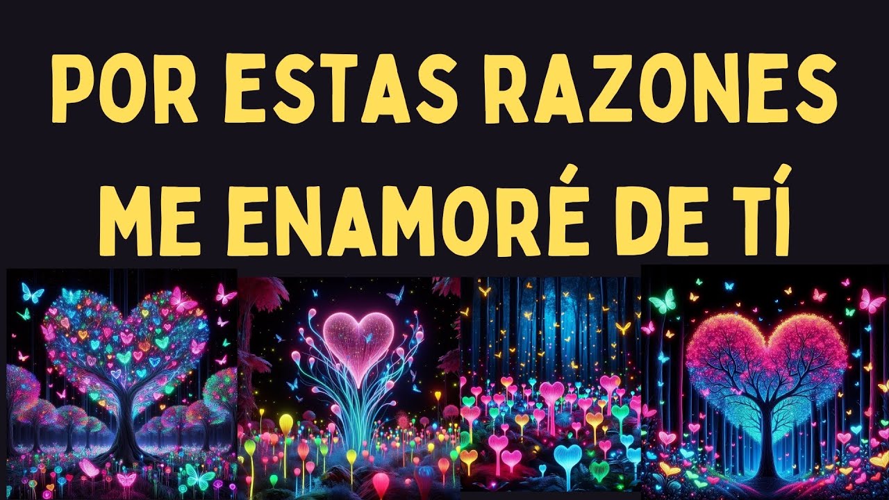 Por estas razones me enamoré de ti. #frasesdeamor #frasesbonitas #