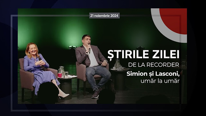 21 NOIEMBRIE 2024. Simion și Lasconi, umăr la umăr