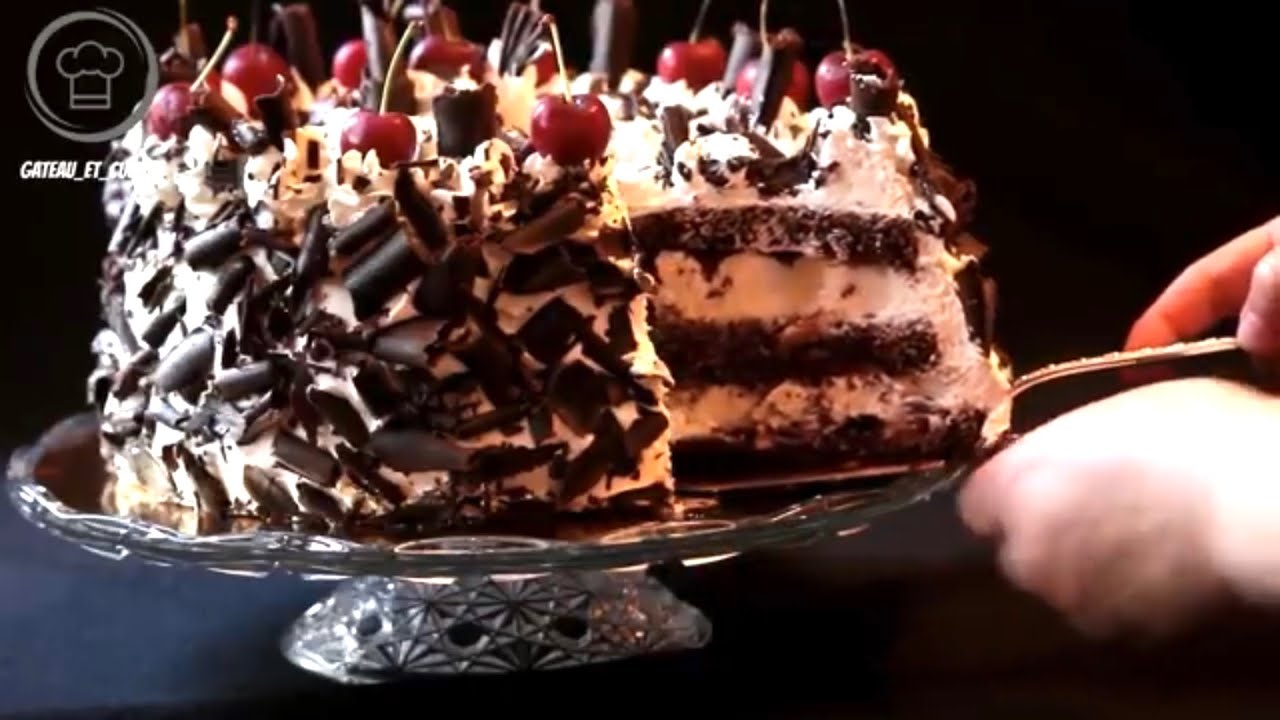 Foret Noire Facile Et Inratable Gateau Et Cuisine Rachida