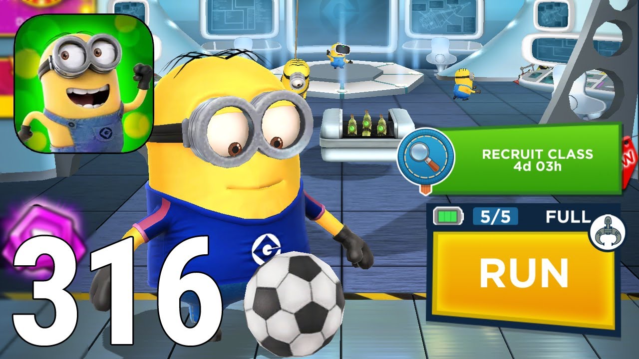 Despicable Me: Minion Rush Endless Run 2022 Gameplay - Soccer Costumes (iOS, Android)