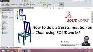 How to do a stress simulation on a chair using SOLIDworks