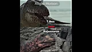 T.Rex VS Rajasaurus 💀 #shorts
