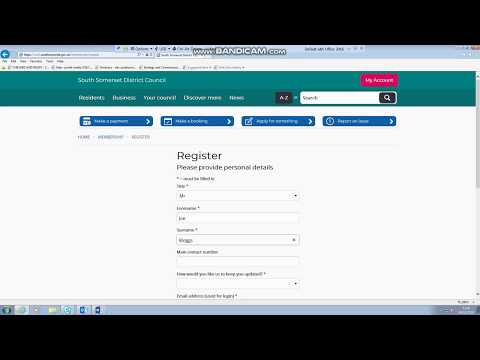 How to create an online account