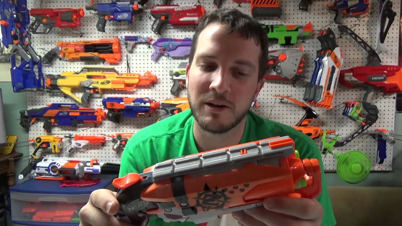 [REVIEW] Nerf Zombie Strike Hammershot YouTube
