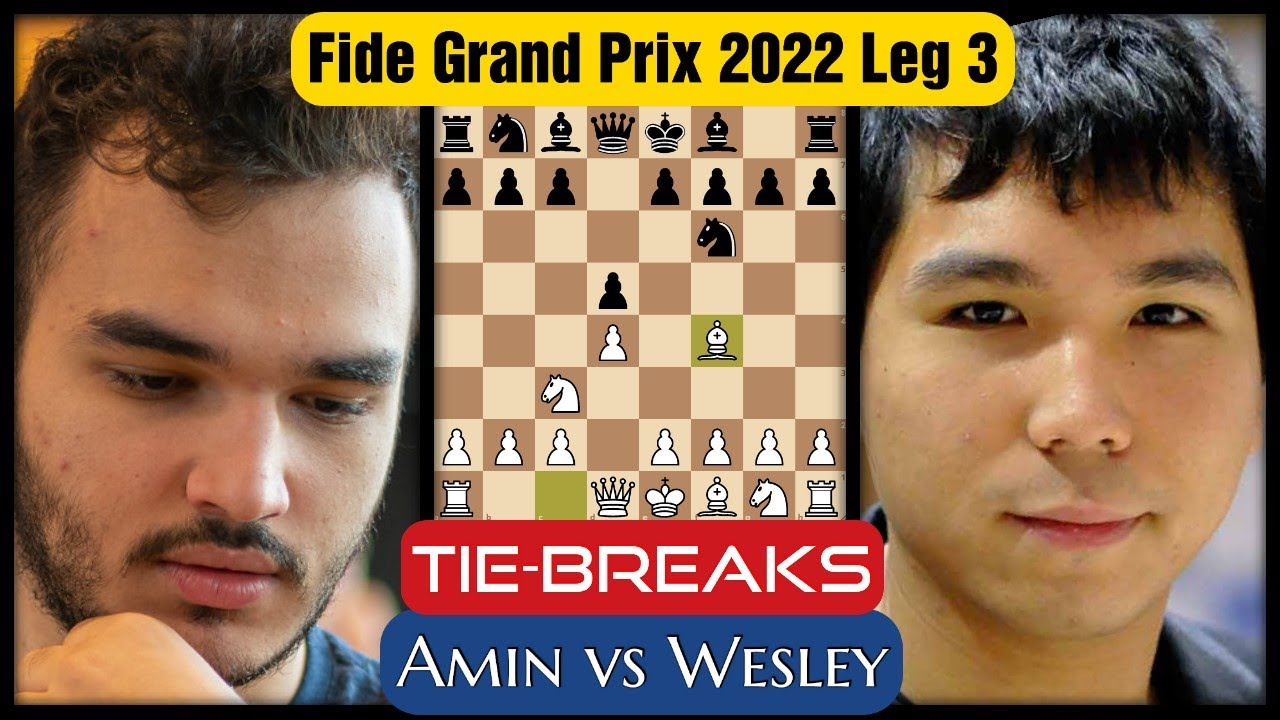 Wesley So and Amin Tabatabaei after Game 2 of the FIDE Grand Prix in Berlin  Semifinals