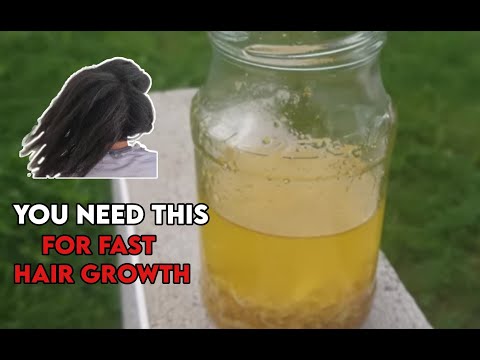 How To Grew  Hair Faster In 2 Weeks With Miraculous Oil / Fenugreek Ginger Hair Growth Oil