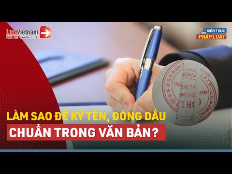 Ký Tên, Đóng