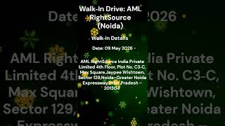 AMLRS Walkin 9th May , Colling off period applicable