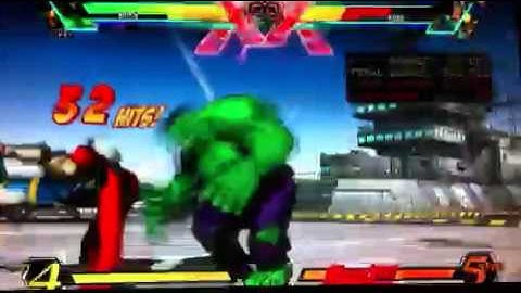 Hulk touch of death combo - Ultimate Marvel vs Capcom 3