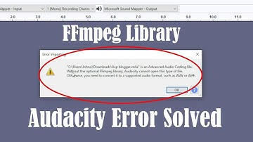 FFpmeg Library Audacity Error Solved | Advanced Audio Coding file | Tutorial 4You | Latest 2023