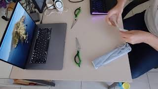 Aluminium alloy creative laptop stand - unboxing