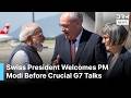 Indian PM Narendra Modi Arrives in Switzerland Ahead of High-Stakes G7 Summit in France | AC1G