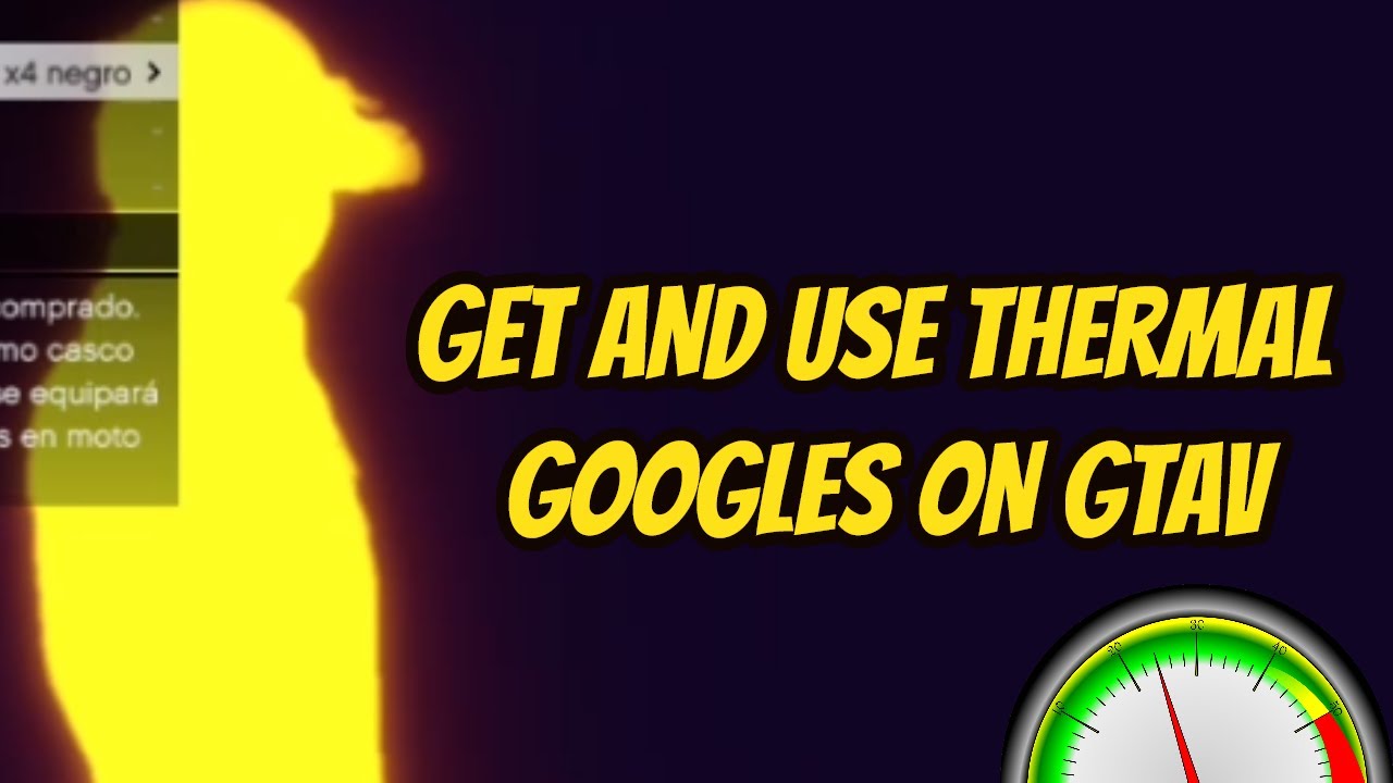 How to use thermal vision in GTA 5 YouTube