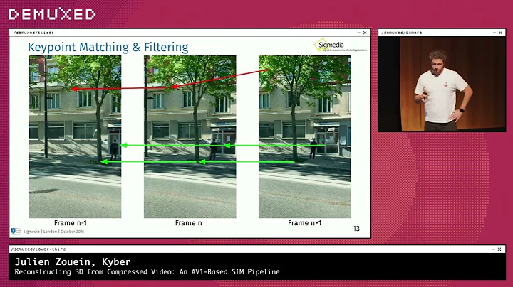 Julien Zouein - Reconstructing 3D from Compressed Video: An AV1-Based SfM Pipeline