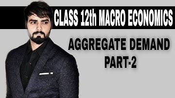 AGGREGATE DEMAND | MACRO ECONOMICS | CLASS 12| PART-2