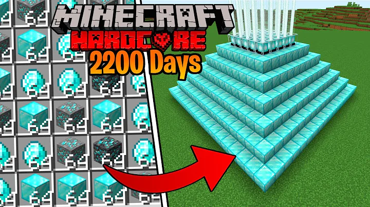 I Survived 2200 Days in Hardcore Minecraft... OP DIAMONDS