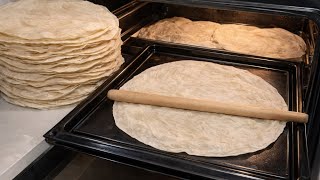 Evde Emaye Tepsi̇ Varsa‼️Artik Yufka Yapmak Hi̇ç Zor Deği̇l😉 İpek Gi̇bi̇ Yumuşacik Kolay Yaş Yufka Tari̇fi̇