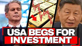 USA BEGS Investors to Buy US Assets - China DRAINS $12.5B American Gold Instead